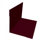 Угол внутренний 50х50х2000 красное вино RAL3005
