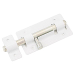 Засов накладной Секрет Киров ЗД-01 круглый белый 