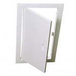 Люк металлический с широким бортом 400х400мм 