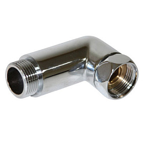 Соединение угловое для полотенцесушителя 1"-1" вн/нар с отражателем (пара) 