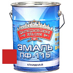 Эмаль красная ПФ 115  5 кг.
