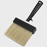 Кисть ракля 30х100мм, светлая щетина, пластик. ручка 