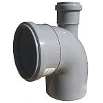 Отвод канализ. внутренний 110х50(87) с фронт. патрубком СИНИКОН