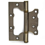Петля накладная 100х75-В2-Steel-АВ АРЕСS бронза без врезки
