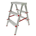 Стремянка двухсторонняя алюм. (3х3)