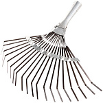 Грабли веерные пластинчатые оцинкованные 20 зуб.