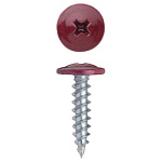 Саморез 4,2х25мм с пресс-шайбой, наконечник острый (70 шт) вишня RAL3005