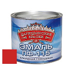 Эмаль красная ПФ 115  0,4 кг.
