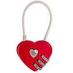 замок Навесной кодовый PLZ-26-03R CODE Сердце