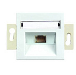 Розетка комп. с/п  GUSI City (RJ45, САТ6) белая