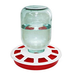 Поилка для домашней птицы под банку d260мм