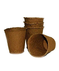 Горшок торфяной 80*80 круглый