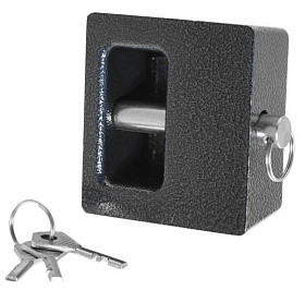 замок Навесной ВС 2-10А АБСОЛЮТ Гаражный с потайным механизмом, 3 ключа 