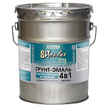 Грунт-эмаль  по ржавчине белая быстросохнущая ВИТ color/ВИТ колор  4 кг.