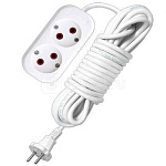 Удлинитель 2х5м. б/з ПВС 2х0,75 (Союз 481S-1205) 2,2кВт