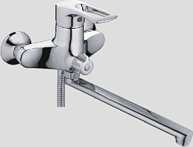 Смеситель д/ванны с длинным изливом L2225, хром