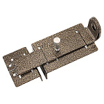 Засов накладной Секрет Киров ЗД-04 с проушиной антик бронза 