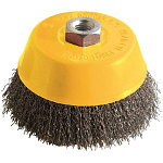 Коршетка-насадка "Чашка" 125 мм волнистая с наклоном, гайка М14