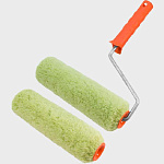 Валик полиакрил зел. 240мм, d42мм, ворс 18мм, ручка 6мм