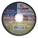 Круг отрезной "LugaAbrasiv" (125х1,6х22 мм) по стали 14А 