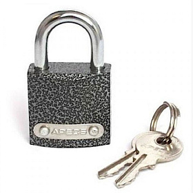 замок Навесной МВС -124 (01-38) APECS, английский, 3 ключа, автомат