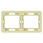 Рамка 2-м крем "CLASSIC" универсальная (2302Н)