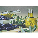 Коврик для кухни "Оливки" 45х75 см
