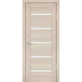 Дверной блок ДО Модель 5С Беленый дуб 2,1х1,0 (2,0х0,9) с коробкой ЭкоШпон 