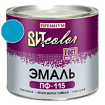 Эмаль светло-голубая ПФ 115 ГОСТ ВИТ color/ВИТ колор   1,8 кг.