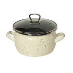 Кастрюля эмал.  4л сфера Гранит цветной 1-2440111