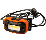 Фонарь налобный аккум. MAXPILER MHF-01 (300/100/20/8 Лм, LED COB, 65°, 5 реж, 1,5-18ч, инд. заряда)