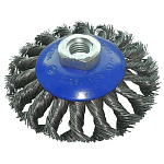 Коршетка-насадка "Колесо" 14х115 мм. для шлиф. машин витая "USPEХ"