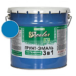 Грунт-эмаль по ржавчине 3 в 1 светло-голубая ВИТ color/ВИТ колор 10 кг.
