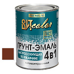 Грунт-эмаль  по ржавчине красно-кор. быстросохнущая  ВИТ color  0,8 кг.