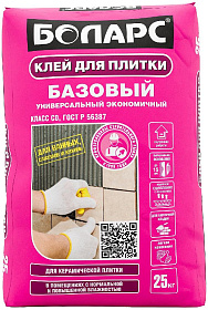 Клей БОЛАРС Базовый д/плитки 25 кг