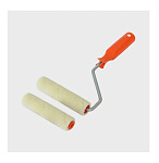 Валик велюр 60мм + запаска,  ручкой 60мм