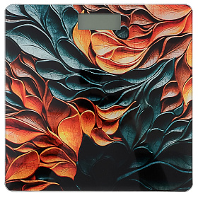 Весы напольные электронные LEBEN Абстракция, ЖК-дисплей макс.нагр. до 180кг, 26х26см    