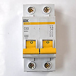 Выключатель автоматический 2полюс. С 63А/ВА 47-29 4.5кА ИЭК