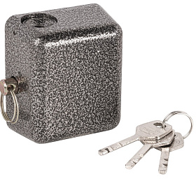 Замок навесной PK-1480 PUNTO Гаражный с потайным механизмом, дисковый ключ, 3 ключа БЛИСТЕР         