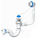 Сифон Ани д/ванны с вып.и переливом 1 1/2" Е150