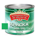 Краска масл. ярко-зеленая МА-15  1,8 кг.