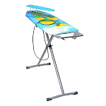 Доска гладильная "НИКА 3М" (1220х340) подрукавник, подст. под утюг, удл.