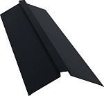 Конек фигурный 150х150х2000 графит RAL7024