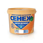 Средство защитное д/древесины "Сенеж Аквадекор", Х2-120 графит 2,5 кг.
