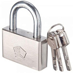 замок Навесной CY-80 английский, 3 ключа, запирание ключом "ЕРМАК"
