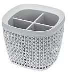 Сушилка для столовых приборов, пластик, 17х14 см, смоки, Idea, Пирула, М 1168