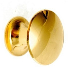 Ручка-кнопка мебельная KL-49 PB (золото)