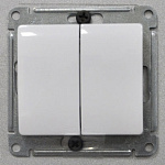 Механизм выключателя 2-кл. СП Glossa 10АХ бел. SchE GSL000151