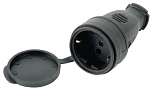 Штепсельный разъем с/з  каучук 16А 250В IР44 VKL electric
