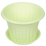 Горшок д/цветов Idea Кэрол 1л 16х11см мятный М3165